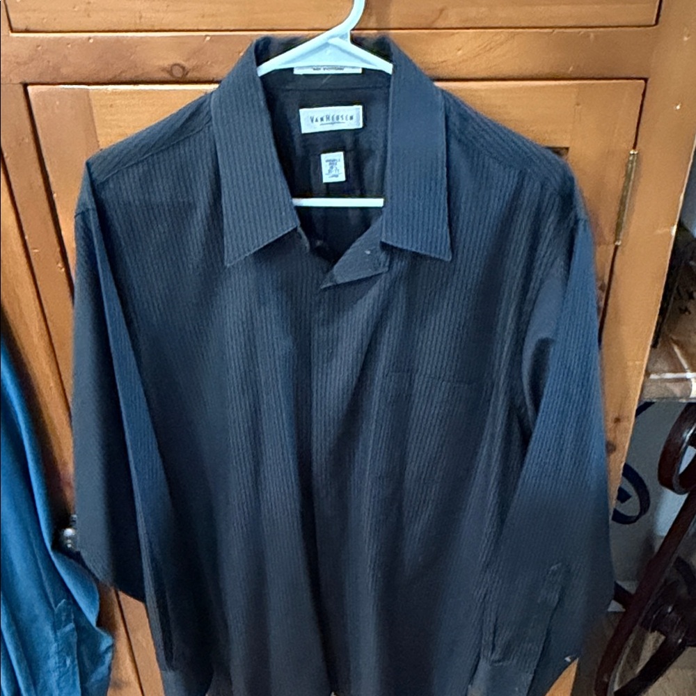 Van Heusen Charcoal Pinstripe Shirt